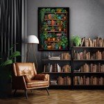 Vintage Bookshelf Puzzle for Adults - 1000 Pieces