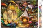 Merry Mushroom Cottage 1000 Piece Jigsaw Puzzle