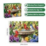 500-Piece Bird Puzzle for Family Fun