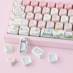 Pink Pig PBT Keycap Set – 145 Keys MOA Profile