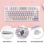 Candy Color PBT Keycaps Set for Mechanical Keyboards