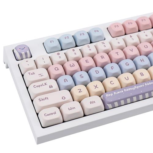 Candy Color PBT Keycaps Set for Mechanical Keyboards