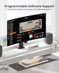 Kisnt Wireless Mechanical Keyboard - Creamy Sound, RGB