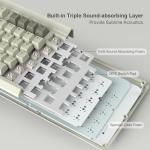 Womier Retro 75% RGB Mechanical Keyboard - Grey