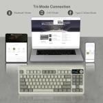 Womier Retro 75% RGB Mechanical Keyboard - Grey