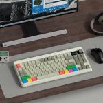 Womier Retro 75% RGB Mechanical Keyboard - Grey