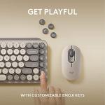 Logitech POP Keys Mechanical Wireless Keyboard - Mist