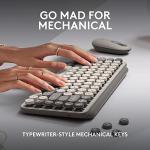 Logitech POP Keys Mechanical Wireless Keyboard - Mist