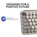 Logitech POP Keys Mechanical Wireless Keyboard - Mist