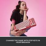 Logitech POP Wireless Mechanical Keyboard - Heartbreaker Rose