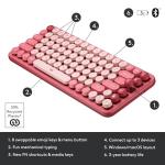Logitech POP Wireless Mechanical Keyboard - Heartbreaker Rose