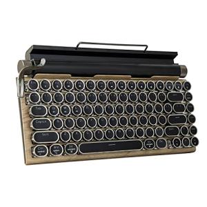 Retro Blue Mechanical Keyboard with LED Backlight