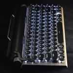Retro Blue Mechanical Keyboard with LED Backlight