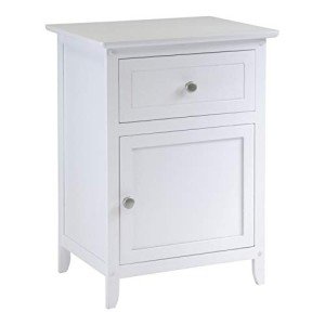 White Winsome Eugene Accent Table - Stylish and Versatile