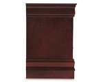 Alisdair Traditional Dark Brown 2 Drawer Nightstand