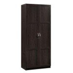 Cinnamon Cherry Storage Cabinet, 71.5" Tall