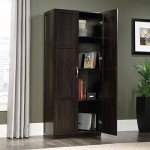 Cinnamon Cherry Storage Cabinet, 71.5" Tall