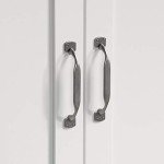 Soft White Storage Pantry Cabinet by Sauder