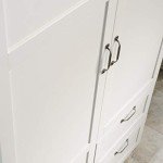Soft White Storage Pantry Cabinet by Sauder
