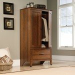 Sauder Carson Forge Armoire in Washington Cherry