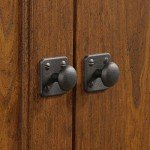 Sauder Carson Forge Armoire in Washington Cherry