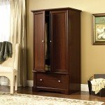 Sauder Palladia Armoire in Select Cherry Finish
