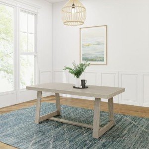 Seashell Wirebrush Dining Table - 72 Inch