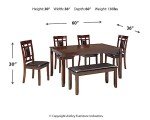 Bennox Dining Room Set with Table and Chairs