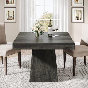 Tribesigns 31.5-Inch Square Dining Table for 4