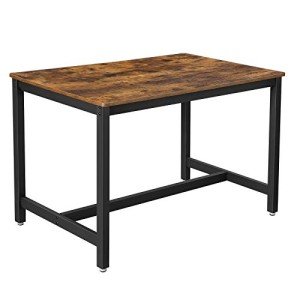 VASAGLE 47-Inch Industrial Dining Table for 4