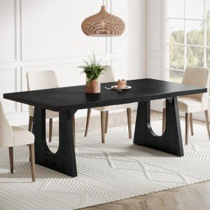 Tribesigns 70.9-Inch Modern Dining Table for 6-8