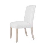 Cream Scalloped Dining Chairs - Set of 2