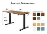 FEZIBO Height Adjustable Electric Standing Desk
