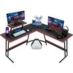 Homall L-Shaped Gaming Desk with Monitor Stand