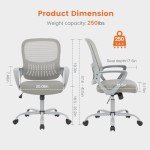 Ergonomic Black Office Chair with Lumbar Support