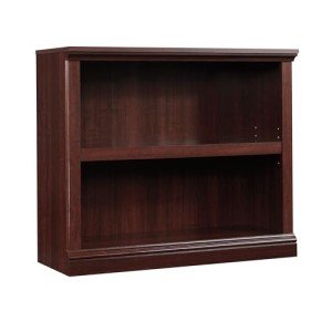 Sauder 2-Shelf Bookcase in Select Cherry Finish