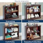 Sauder 2-Shelf Bookcase in Select Cherry Finish