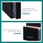 Lorell SOHO 18" Vertical File with 3 Drawers