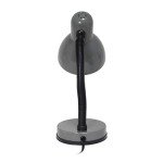 Gray Basic Metal Desk Lamp with Flexible Neck