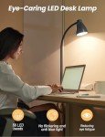 LED Desk Lamp with USB Port and Dimmable Light