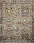 Olive Charcoal Vintage Area Rug - 7'6" x 9'6