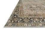 Olive Charcoal Vintage Area Rug - 7'6" x 9'6