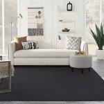 Nourison Essentials Black 8' x 10' Area Rug