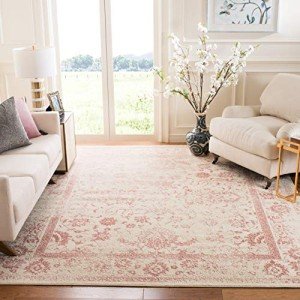 Adirondack Ivory & Rose Area Rug - 8' x 10