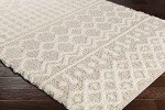 Beige Moroccan Shag Area Rug – 7'10" x 10'2