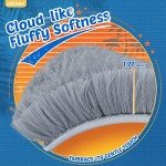 Soft Gray Area Rug for Living Room or Nursery