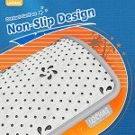 Soft Gray Area Rug for Living Room or Nursery