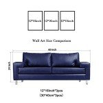 Abstract Cloud Tree 3-Panel Canvas Wall Art