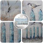Coastal Blue Hand-Painted Ocean Wall Art