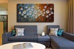 3D Flower Oil Painting Canvas Wall Art